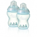 TOMMEE TIPPEE CLOSER TO NATURE DECORATED 2 BUTELIUKAI SU ŽINDUKU 260ml