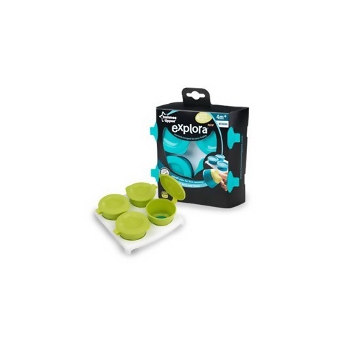 NEISVERSTAS Tommee Tippee Explora Pop Up Freezer Pots _ Tray (4-pack)