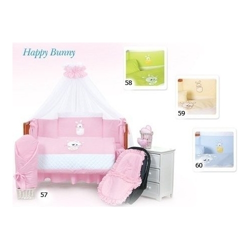 TUTTOLINA PATALYNĖS KOMPLEKTAS HAPPY BUNNY